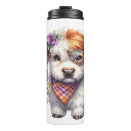 Mardi Gra Highland Cow