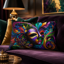 Mardi Gras 16x12 accentkudde