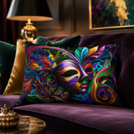 Mardi Gras 16x12 accentkudde Prydnadskudde