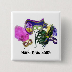 Mardi Gras 2009 knäppas Knapp