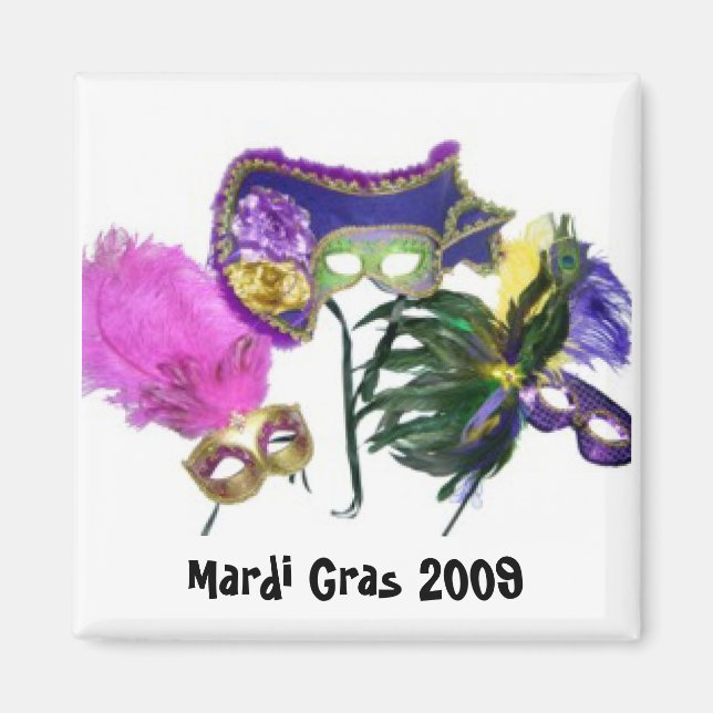 Mardi Gras 2009 Magnets Magnet (Framsidan)