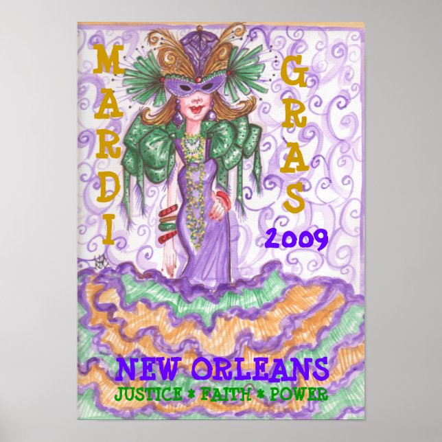 Mardi Gras 2009 Poster (Framsidan)