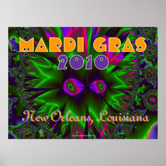 Mardi Gras 2010 Poster (Framsidan)