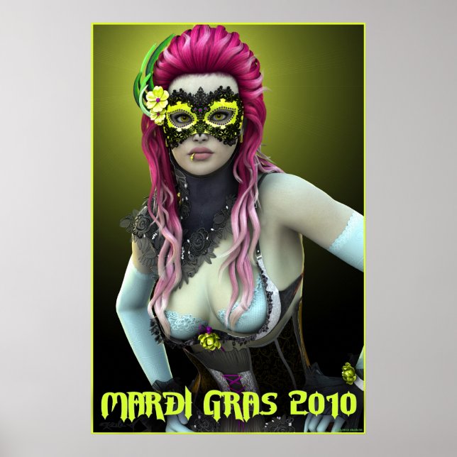 Mardi Gras 2010 Poster (Framsidan)