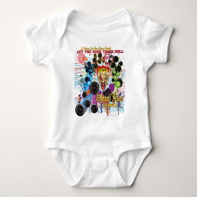 Mardi-Gras 2011 jokeren II T-shirt (Framsida)
