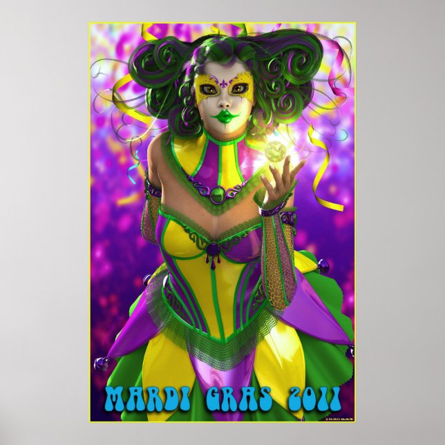 Mardi Gras 2011 Poster (Framsidan)