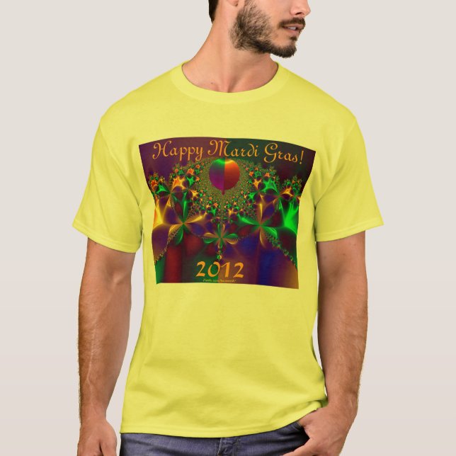 Mardi Gras   2012 Tee Shirt (Framsida)