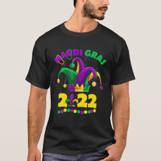 Mardi Gras 2022 Jester Outfit , Kids Girl Boy Mana T Shirt