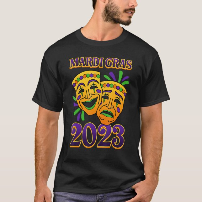 Mardi Gras 2023 Costume Party New Orleans Fun Matc T Shirt (Framsida)
