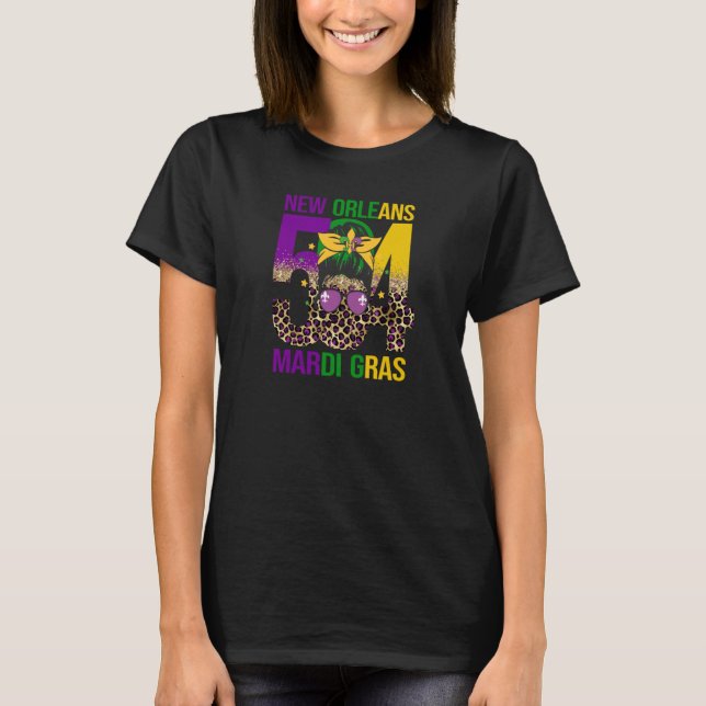 Mardi Gras 2023 New Orleans 504 Louisiana Mardi Gr T Shirt (Framsida)