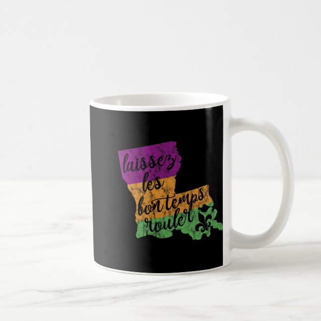 Mardi Gras 2025 Laissez Les Bon Temps Rouler New O Kaffemugg (Höger)