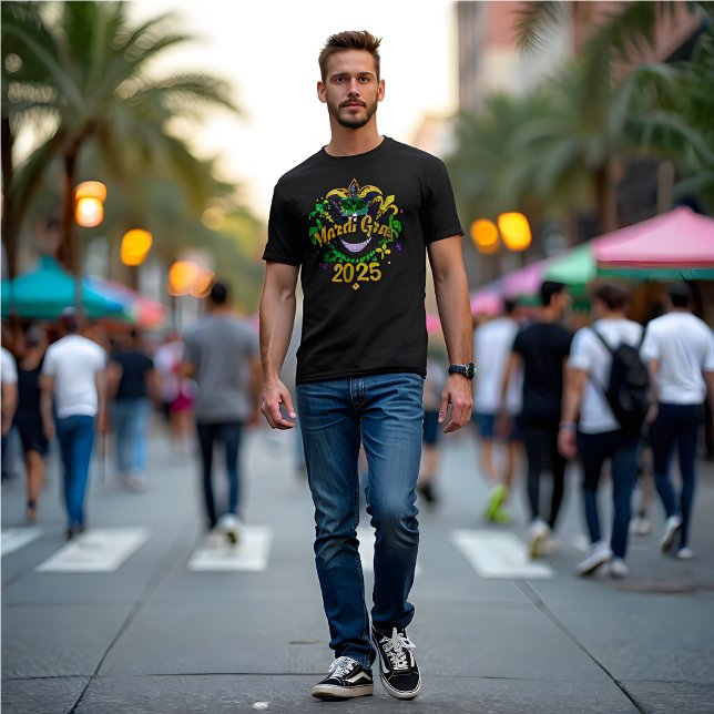 Mardi Gras 2025: Låt Bra Times Roll! T Shirt (Mardi Gras 2025 T-Shirt. )