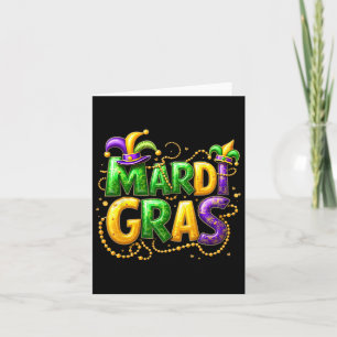 Mardi Gras 2025 Utfall för För manar kvinnor Kort