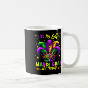 Mardi Gras 64:e födelsedagen Tjock tisdag 64 år ga Kaffemugg