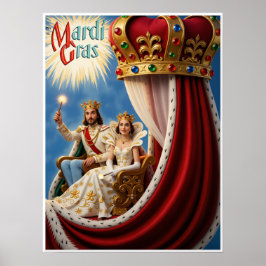 Mardi Gras-affisch Poster