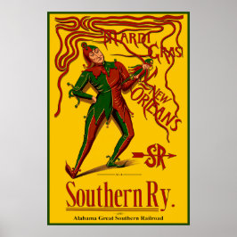 Mardi Gras-affisch Poster