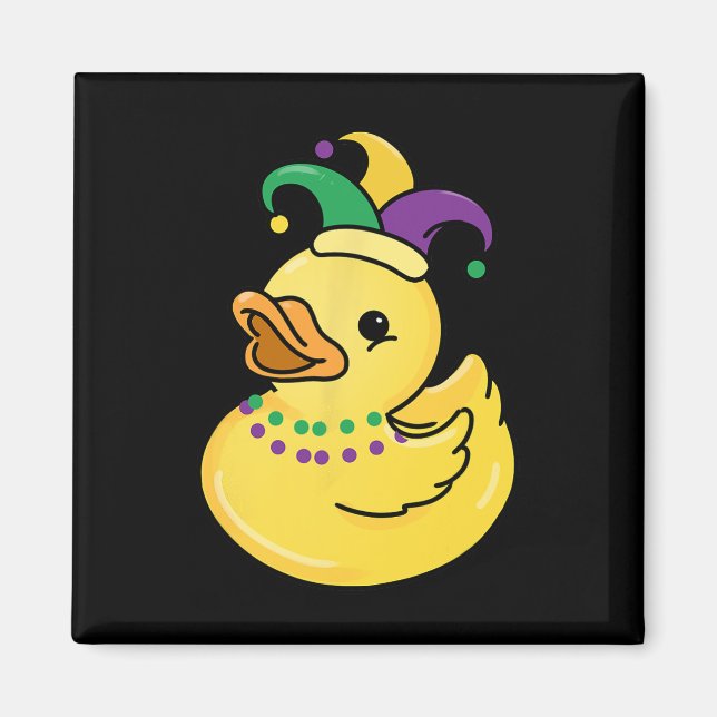 Mardi Gras Anka Magnet (Framsidan)
