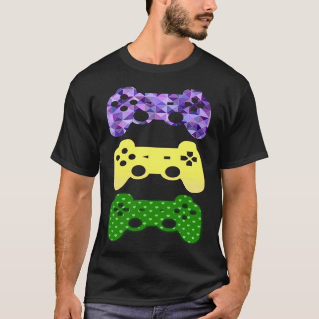 Mardi Gras Apparel för videospel eller spel T Shirt (Framsida)