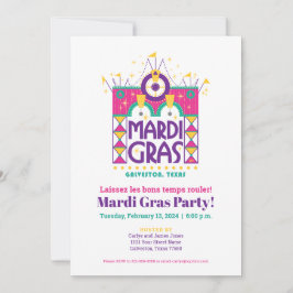 Mardi Gras Arch, Galveston, Texas Inbjudningar