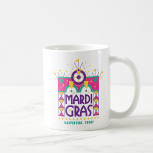 Mardi Gras Arch, Galveston, Texas Kaffemugg