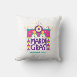 Mardi Gras Arch, Galveston, Texas Kudde
