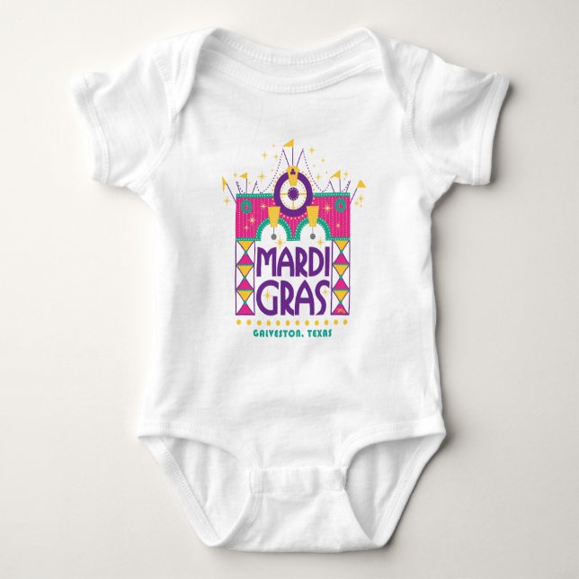 Mardi Gras Arch, Galveston, Texas T Shirt (Framsida)