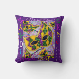 MARDI GRAS ART KUDDE