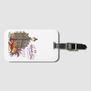 Mardi Gras Bagagebricka
