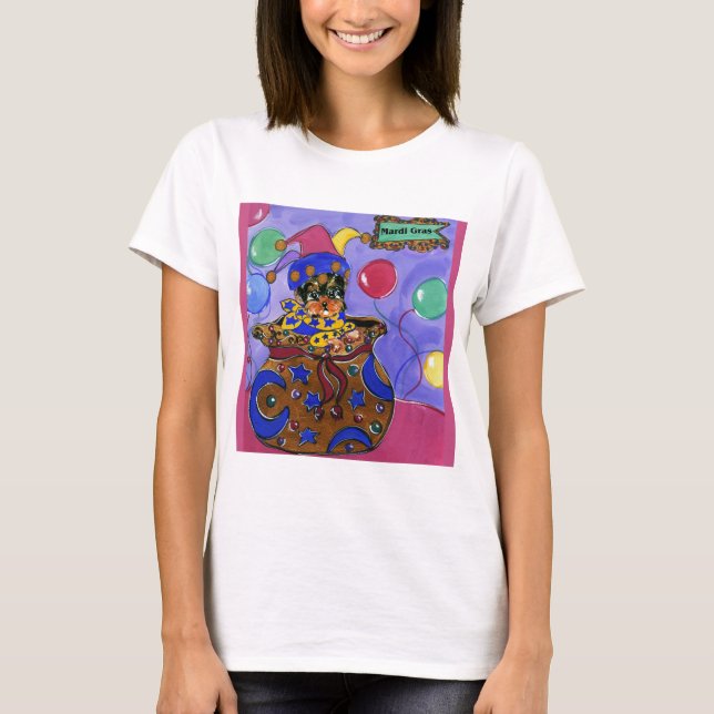 Mardi Gras bajs T-shirt (Framsida)