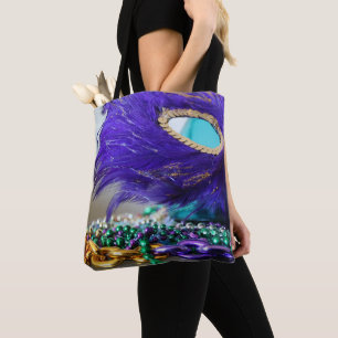 MARDI GRAS BEAD BAG TYGKASSE
