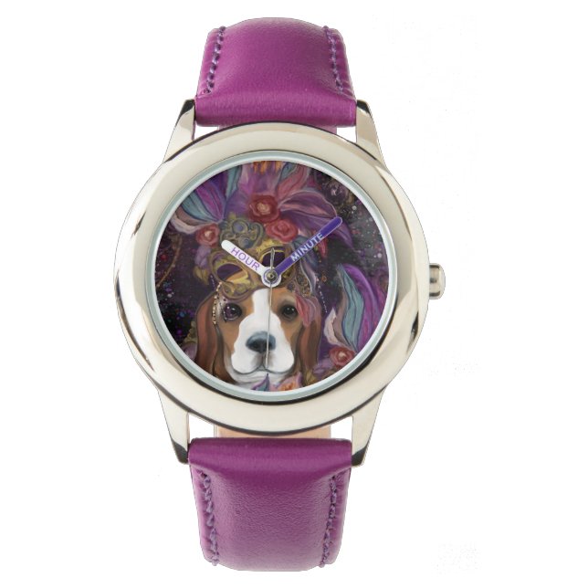 MARDI GRAS BEAGLE ARMBANDSUR (Framsida)