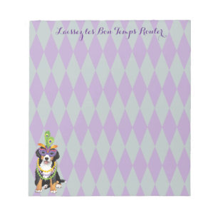 Mardi Gras Berner Anteckningsblock