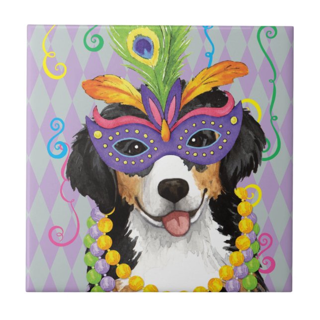 Mardi Gras Berner Kakelplatta (Framsidan)