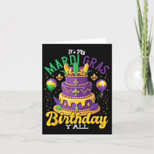 Mardi Gras Birthday Outfit Min Mardi Gras Birt Kort