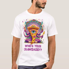 Mardi Gras-bläckfisk-rolighets-t-shirts för par, C T Shirt