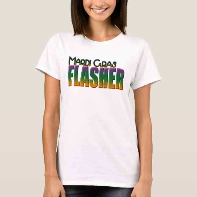 Mardi Gras blinker T Shirt (Framsida)