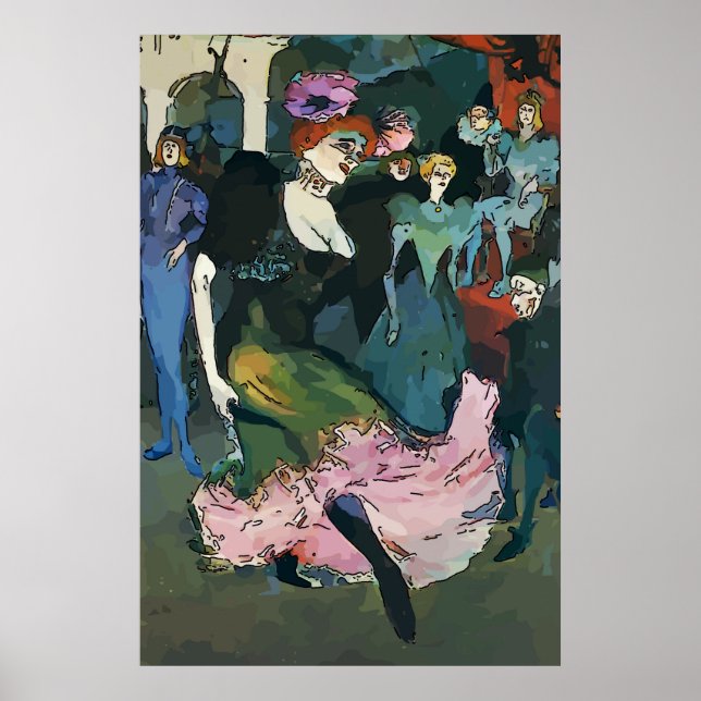 Mardi Gras Boll Dancer Poster (Framsidan)