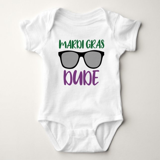 Mardi Gras Boy/ Roligt Cute Mardi Gras Carnival T Shirt (Framsida)