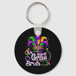Mardi Gras Bruh Mardi Gras Party Mask Women K Nyckelring