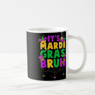 Mardi Gras Bruh Tonåring Boys Kids Funny Mardi G Kaffemugg