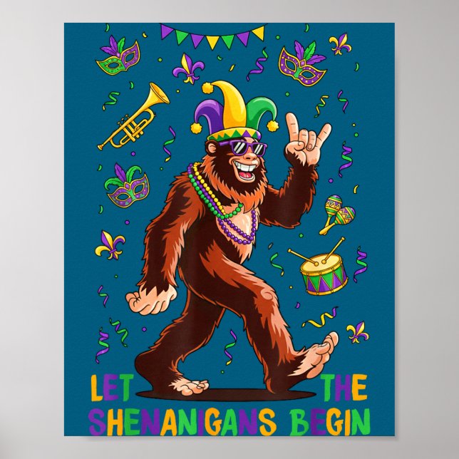 Mardi Gras busar börjar Poster (Framsidan)