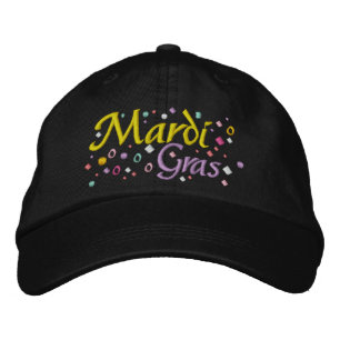 Mardi Gras Cap från SRF Broderad Keps