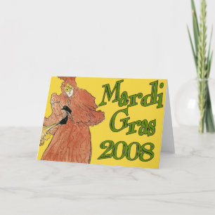 Mardi Gras Card Kort