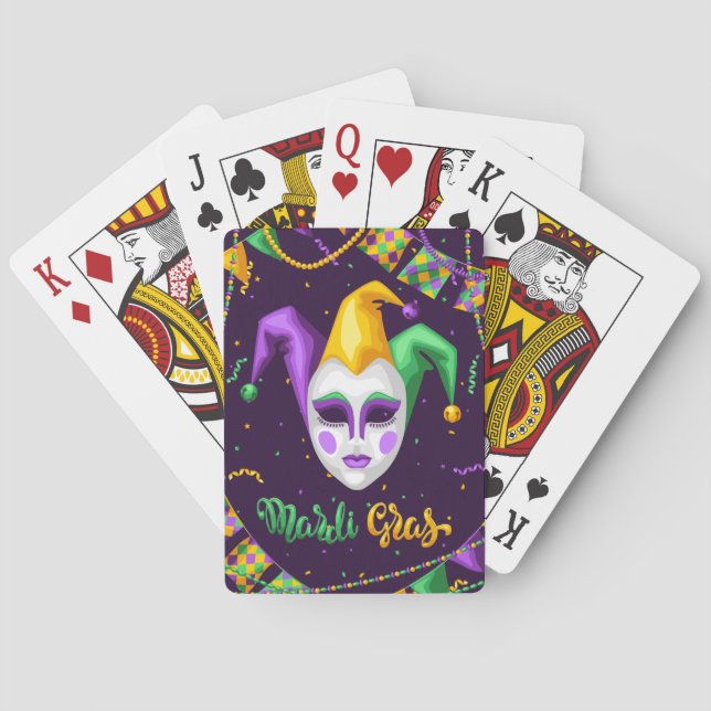 Mardi Gras Carnival-betalkort Casinokort (Baksidan)