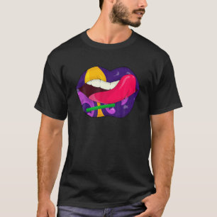 Mardi Gras Carnival Costume Lila Amp Guld Fleur- T Shirt