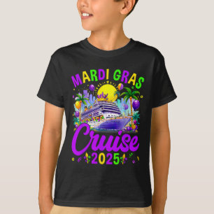 Mardi Gras Carnival Cruise 2025 Family Cruising T Shirt