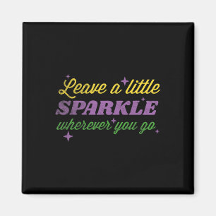 Mardi Gras Carnival Lämnar lite Gnistra Whereve Magnet