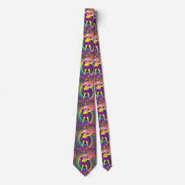 Mardi Gras Carnival Lila Gult Jester Slips