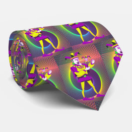 Mardi Gras Carnival Lila Gult Jester Slips