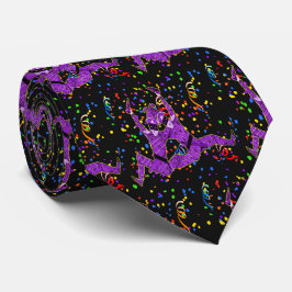 Mardi Gras Carnival Lila Jesters and Confetti Slips